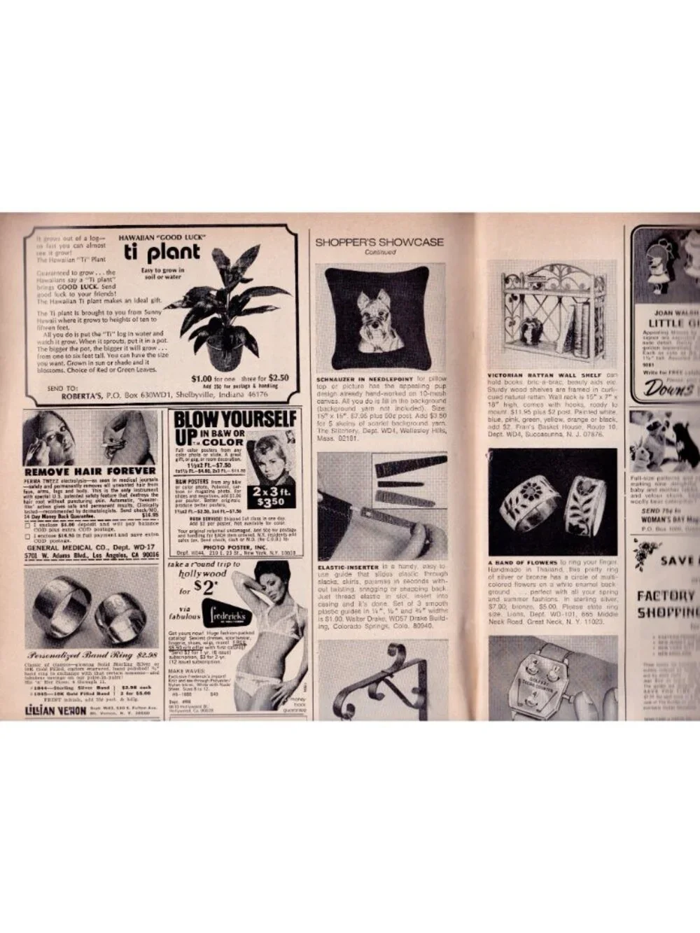 1974 Woman's Day Magazine JFK Jackie Kennedy Rose Kennedy Vintage Ads April